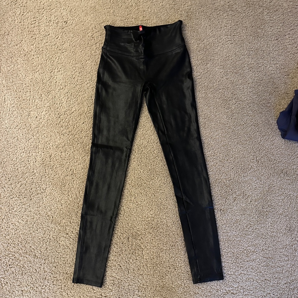 SPANX Black High-Rise Leggings